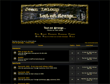 Tablet Screenshot of forum.jeanleloup.net